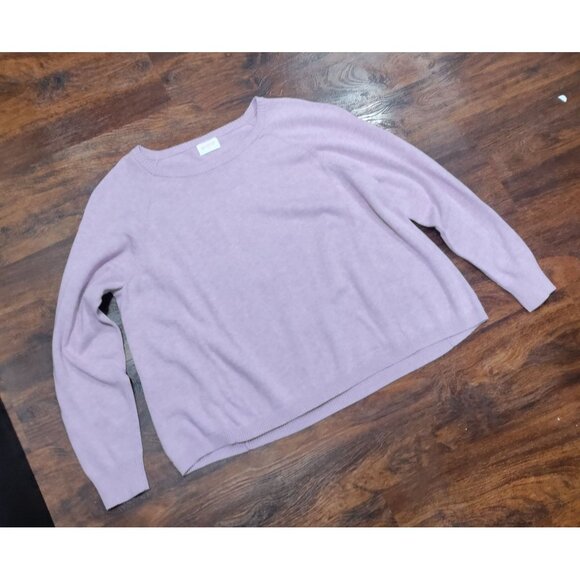 Gorman Purple Crew Neck Knit Pullover Long Sleeve Sweater Stacey Jumper Size 10 - Picture 4 of 12